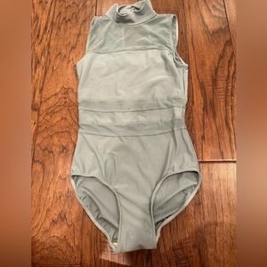 Eleve leotard is the Zoe style in Moonstone body in size small.